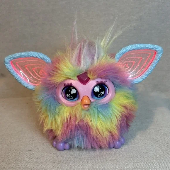 Furby Interactive Electronic Plush Toy Rainbow Tie Dye 2023 Tested Works - Picture 5 of 5